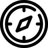 Compass Navigation Tool Icon vector