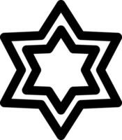 Star Rating Outline Symbol vector