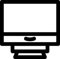 Lcd Monitor Display Icon vector
