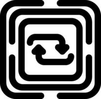 Repeat Loop Action Icon vector