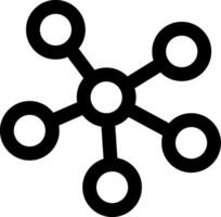 Network Connection Grid Icon vector