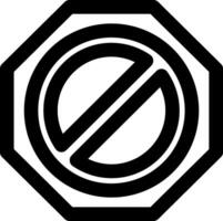 Banned Restricted Access Icon vector