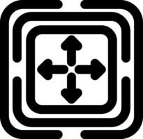 Move Object Direction Icon vector