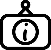 Information Board Display Icon vector
