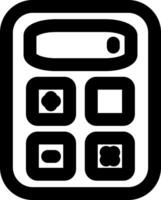 Calculator Math Tool Icon vector