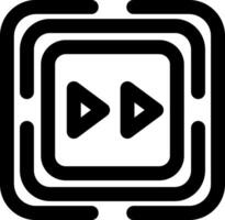 Fast Forward Skip Icon vector