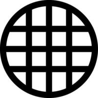 Grid Layout Structure Icon vector