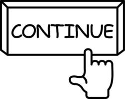 Continue to Next Page vector