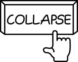 Collapse Section to Hide vector