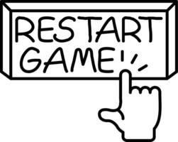 Restart Game from Start vector