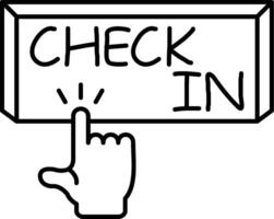 Check In to Location vector