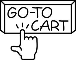 Go to Cart Page vector