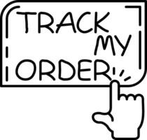 Track My Order Status vector