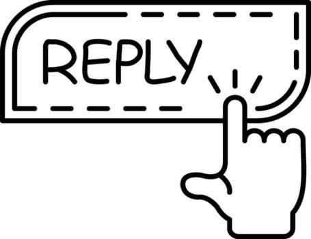 Reply to Comment Thread vector