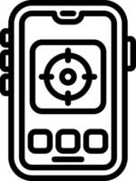 Target Focus Mobile Tracking vector
