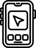 Arrow for Smartphone Navigation vector