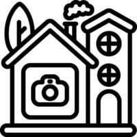 Camera Integration in Smart Home vector