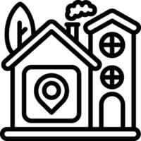Location Tracker for Smart Home vector