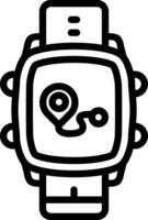 Smartwatch Route Tracking Feature vector