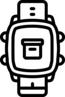 Smartwatch Digital Archive Folder vector