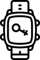 Smartwatch Secure Key Access vector