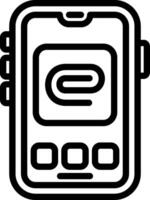 Attachment File Transfer Icon vector