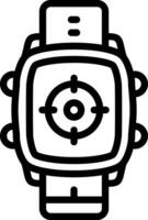 Smartwatch Precision Target Mode vector