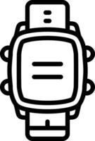 Smartwatch Equal Sign Display vector