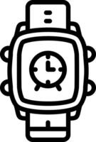 Smartwatch Clock Face Design vector