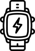 Smartwatch Current Weather Info vector