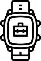 Smartwatch Professional Briefcase Tool vector