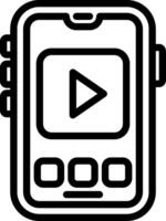Play Button Media Control vector