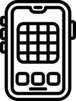 Grid Layout App Icon vector