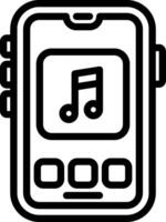 Music Player Mobile App vector