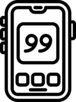 Quotes Dialog Bubble Icon vector