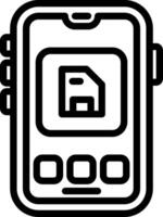 Save Bookmark Disk Icon vector