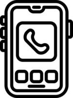 Phone Call App Icon vector