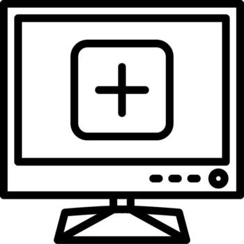 añadir opción en inteligente televisión menú vector