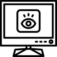 Smart tv view all feature vector