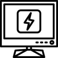 Smart tv current status display vector