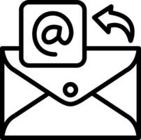 At Symbol for Email Addressing vector