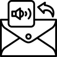 Email Sound Notification Setting vector
