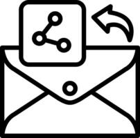 Share Email to Contacts or Groups vector