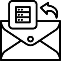 Email Database Management System vector
