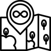 Infinity Loop Location Path vector
