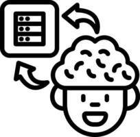 Human Brain as a Database vector