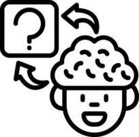 Questioning in Human Intelligence vector