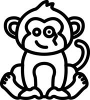 Monocle Monkey Fancy Look vector