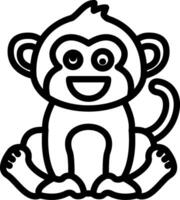 Crazy Monkey Funny Emotion vector