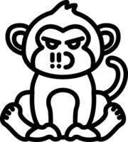 Monkey Under Pressure Look vector